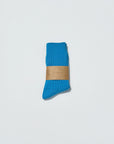 BILLY BAMBOO - RIBBED COTTON HIGH SOCKS - CRYSTAL BRIGHT