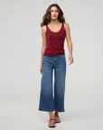 DUER - PERFORMANCE DENIM HIGH WAIST WIDE LEG CROP - SWELL - SS26