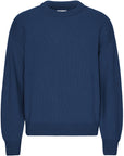COLORFUL STANDARD - CHANDAIL MÉRINO SURDIMENSIONNÉ - MARINE BLEU