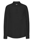 COLORFUL STANDARD - OVERSIZED LINEN SHIRT - BLACK