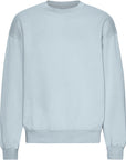 COLORFUL STANDARD - CHANDAIL COTON OUATÉ SURDIMENSIONNÉ - BLEU POUDRE