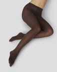 SWEDISH STOCKINGS - COLLANT OLIVIA - BRUN FONCÉ