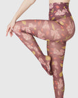 SWEDISH STOCKINGS - COLLANT HELEN BULLOCK FLORAL - ROUGE MARRON