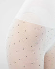 SWEDISH STOCKINGS - COLLANT EIRA PETITE DOTS - IVOIRE