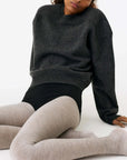 SWEDISH STOCKINGS - COLLANT EN LAINE COTELÉ DIANA - MÉLANGE BEIGE