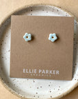 ELLIE PARKER CERAMICS - BOUCLES D'OREILLE FLEUR EN CERAMIQUE