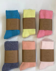 BILLY BAMBOO - CHAUSSETTES ANGORA - SNOW PASTEL