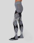 SWEDISH STOCKINGS - COLLANT HARRIET COTON - ARGYLE