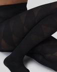 SWEDISH STOCKINGS - COLLANT REBECKA ARGYLE - NOIR