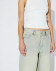 DR DENIM - SHORT ASRA - STREAM LIGHT SAND - PÉ26