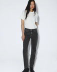 DR DENIM - SLIM STRAW JEANS - TAR AGED BLACK - FW26
