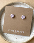 ELLIE PARKER CERAMICS - BOUCLES D'OREILLE FLEUR EN CERAMIQUE