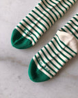 BILLY BAMBOO - CHAUSSETTES HAUTES À RAYURES MAKINO