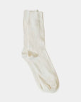Q FOR QUINN - CHAUSSETTES CÔTELÉES - NATUREL