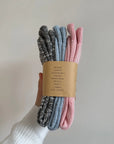 BILLY BAMBOO - CHAUSSETTES EN COTON ÉPAIS CANADA (Lot de trois)