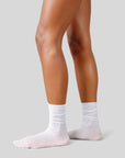SWEDISH STOCKINGS - LINA SOCKS - PACK OF 2 - DOT WHITE