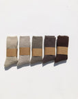 BILLY BAMBOO - CHAUSSETTES DE CABINE EN ALPAGA