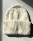 BILLY BAMBOO - TUQUE EN LAINE ANGORA ROYALE - NEUTRE