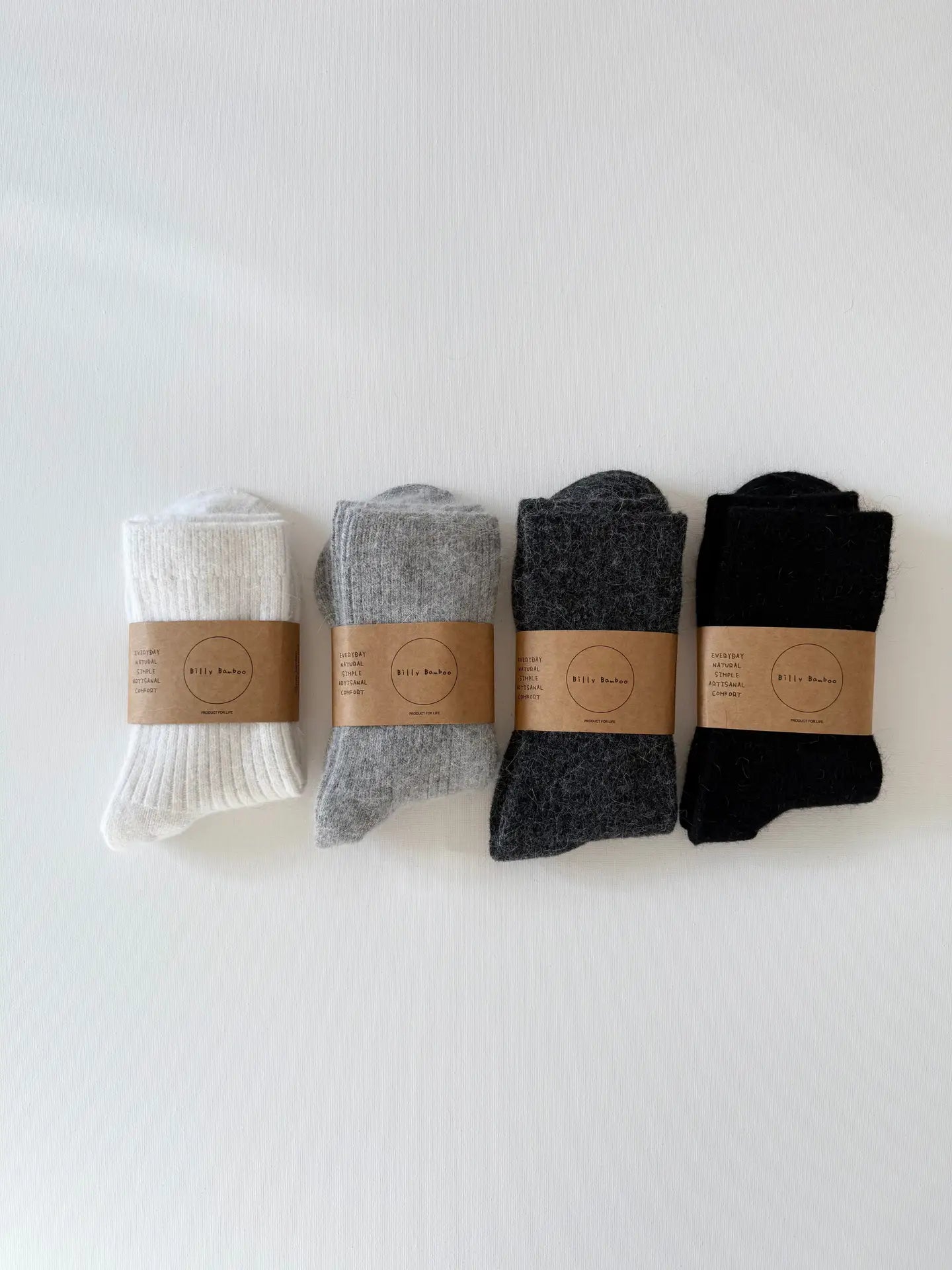 BILLY BAMBOO - ANGORA SOCKS - NEUTRAL