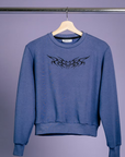 MERCEDES MORIN -CREWNECK SIGIL - MAUVE - AH25