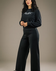 MERCEDES MORIN - FLARE PANTS - BLACK - FW26