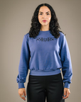 MERCEDES MORIN -CREWNECK SIGIL - MAUVE - AH25