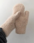 BILLY BAMBOO - FLUFFY ANGORA MITTENS