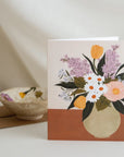 PAPIER FLEURI CO - CARTE DE VOEUX - BOUQUET PRINTANIER