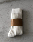 BILLY BAMBOO - CHAUSSETTES HAUTES EN COTON COTELÉ - NEUTRE