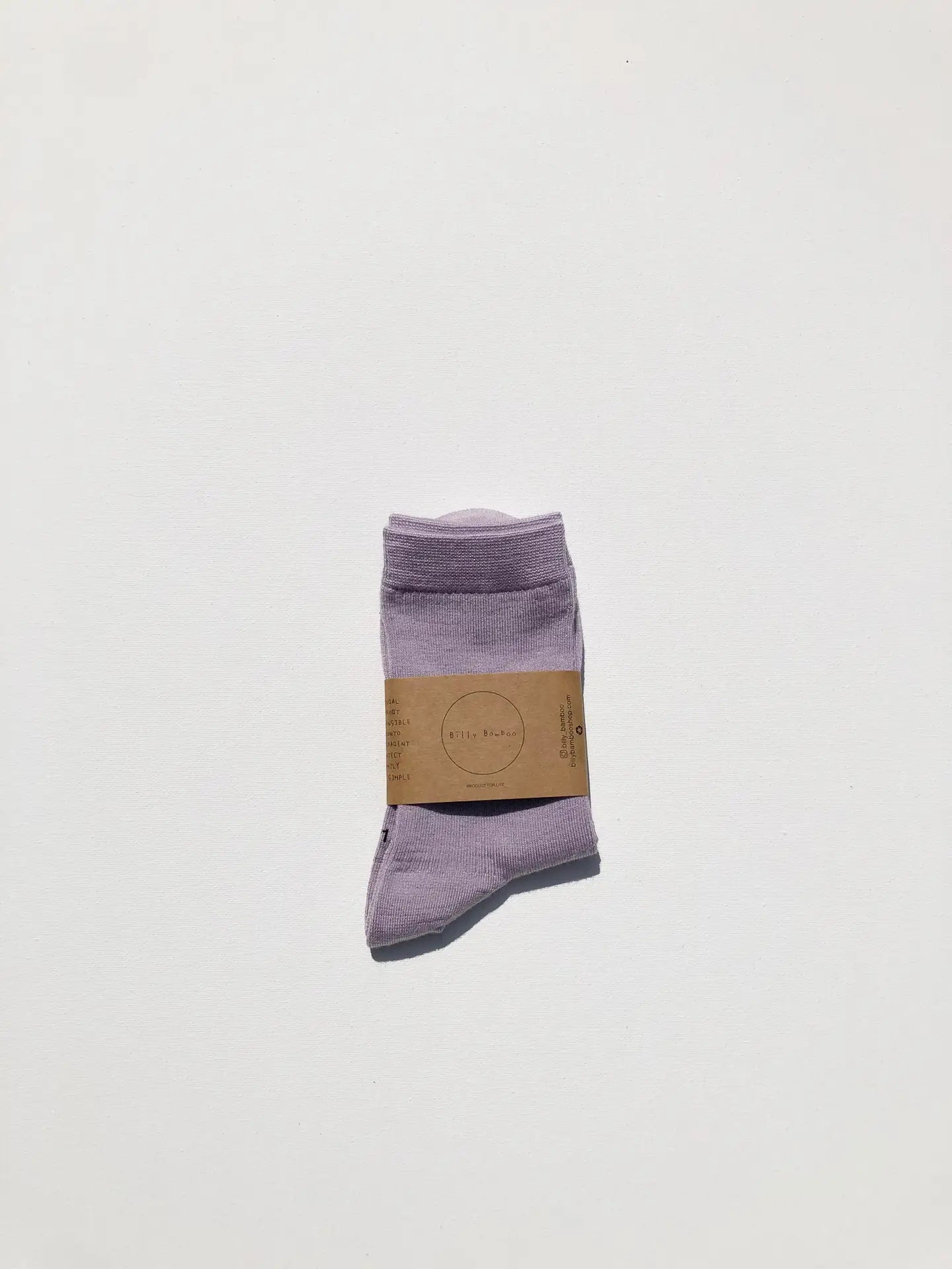 BILLY BAMBOO - CHAUSSETTES EN LAINE INTELLIGENTE - PASTEL