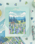 VILLAGER PUZZLES - PRAIRIE DE LUPINS - 1000 MORCEAUX