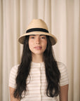 HEIRLOOM - ANEMONE - CHAPEAU FÉDORA EN PAILLE
