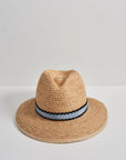 HEIRLOOM - ANEMONE - CHAPEAU FÉDORA EN PAILLE