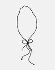 LABRO - BOW NECKLACE - BLACK