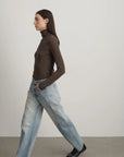 B SIDES - SLIM LASSO JEANS - ART WASH