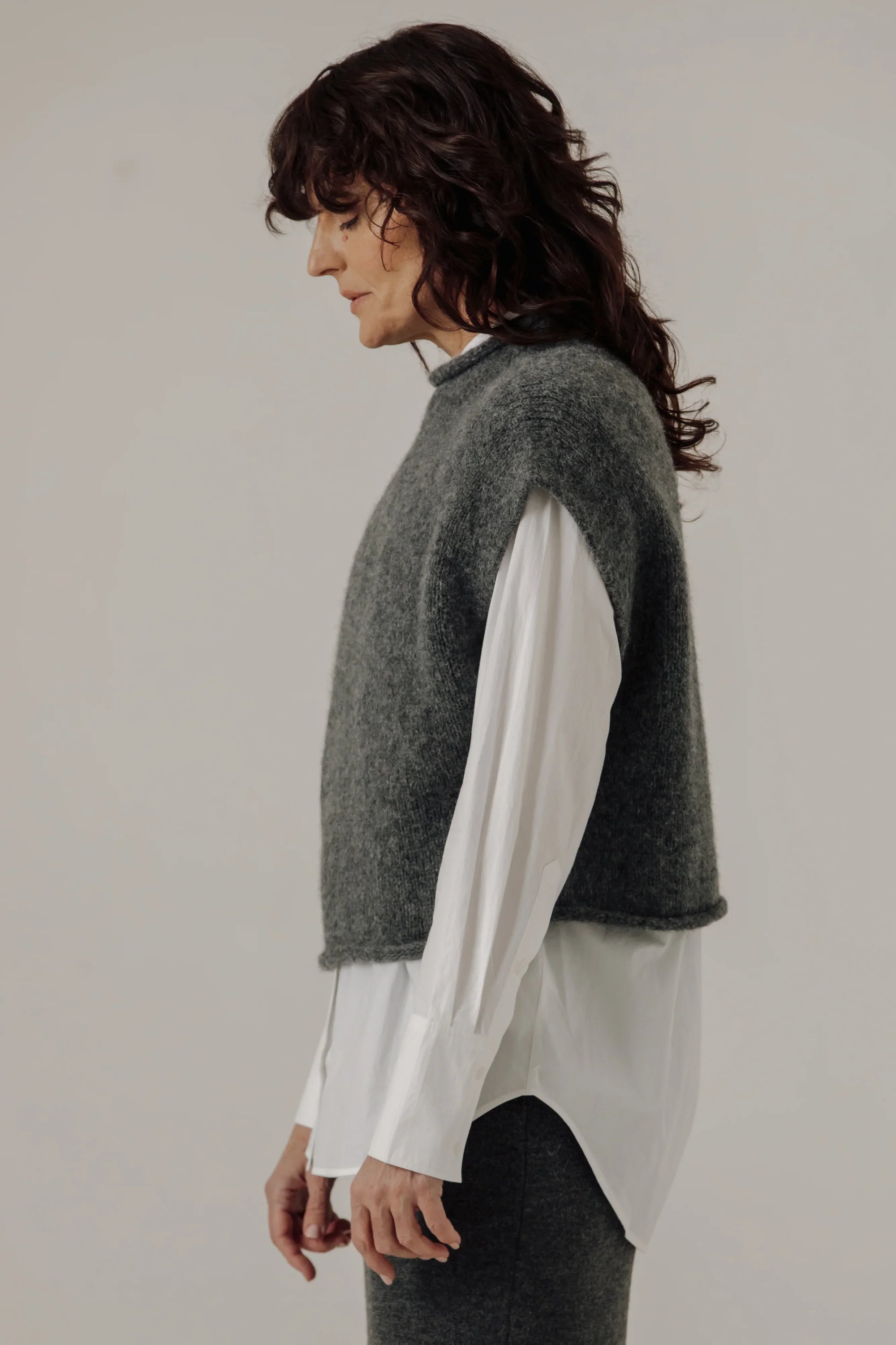BARE KNITWEAR - IRIS ALPACA CARDIGAN - PIERRE - FW25