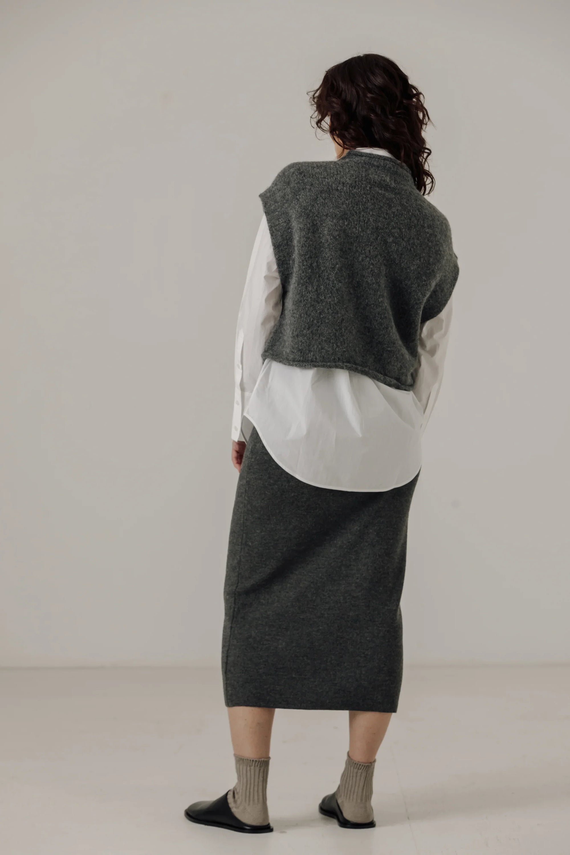 BARE KNITWEAR - IRIS ALPACA CARDIGAN - PIERRE - FW25