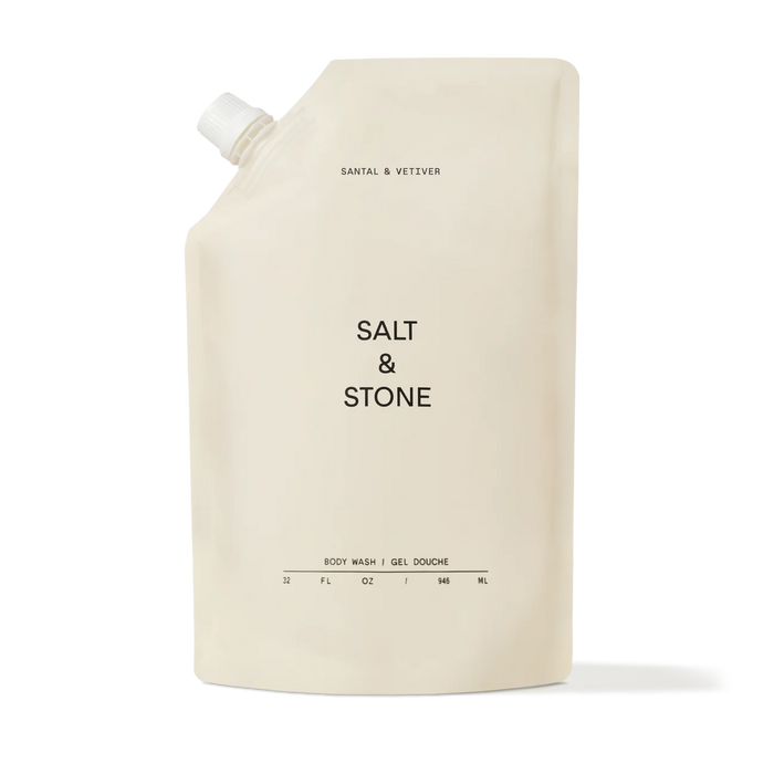 SALT & STONE - REFILL * BODY WASH - SANTAL & VETIVER
