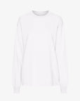 COLORFUL STANDARD - T-SHIRT SURDIMENSIONNÉ MANCHES LONGUES - BLANC OPTIQUE