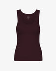 COLORFUL STANDARD - RIB TANK TOP - OXBLOOD