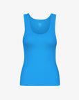 COLORFUL STANDARD - CAMISOLE COTELÉ - BLEU PACIFIQUE