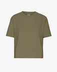 COLORFUL STANDARD - T SHIRT BOXY SHORT - DUSTY OLIVE