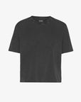COLORFUL STANDARD - SHORT BOXY T-SHIRT - BLACK