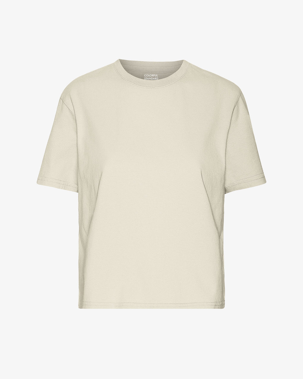 COLORFUL STANDARD - SHORT BOXY T-SHIRT - IVORY WHITE