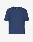 COLORFUL STANDARD - T SHIRT BOXY COURT - MARINE BLEU