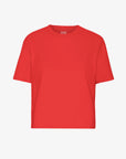 COLORFUL STANDARD - T SHIRT BOXY COURT - ROUGE TANGERINE