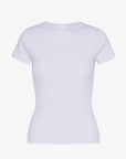 COLORFUL STANDARD - T-SHIRT COTELÉ - LAVANDE DOUX