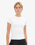 COLORFUL STANDARD - RIB T-SHIRT - OPTICAL WHITE