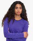 COLORFUL STANDARD - LONG-SLEEVED T-SHIRT - ULTRA VIOLET