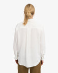COLORFUL STANDARD - OVERSIZED LINEN SHIRT - OPTICAL WHITE